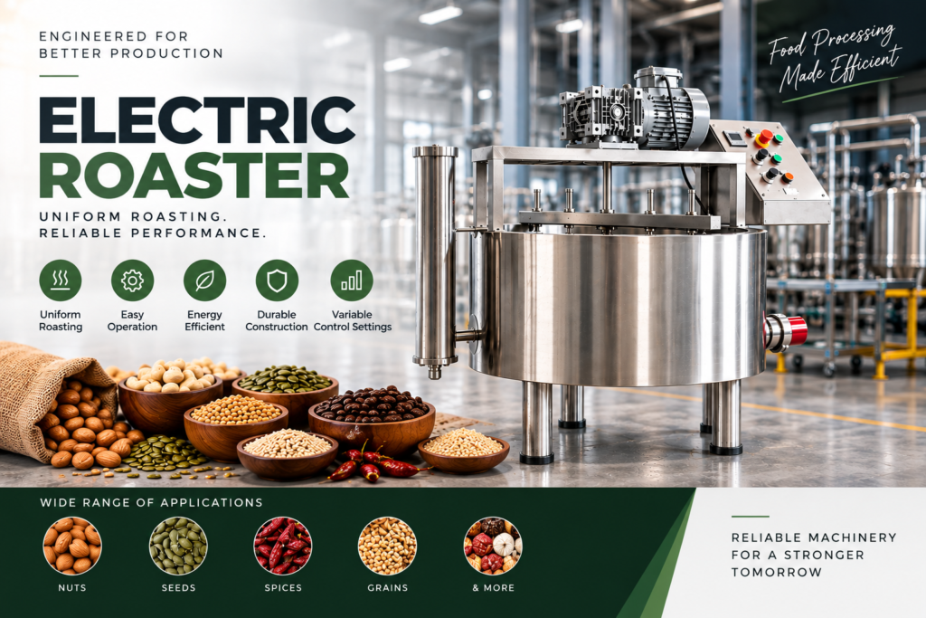 Electric Roaster Machine: Efficient & Uniform Roasting for Commercial Applications Electric Roaster Machine